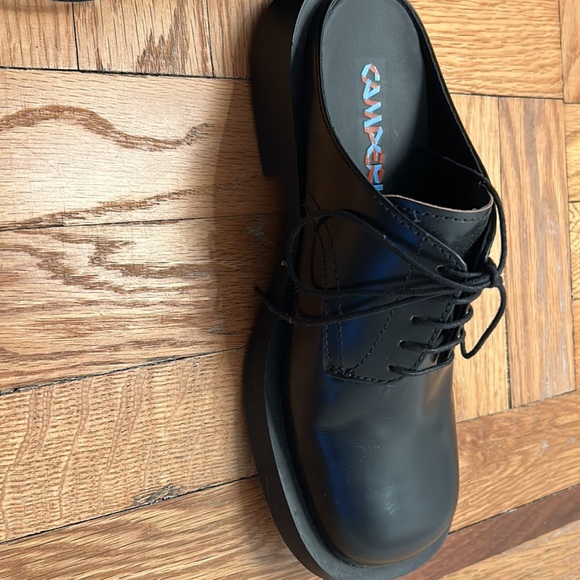 Camper Camperlab Docko Negro 1978 Black Leather Clogs NIB Size 37 / 7 - Picture 5 of 7